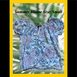 Floral Summer Blouse for Women